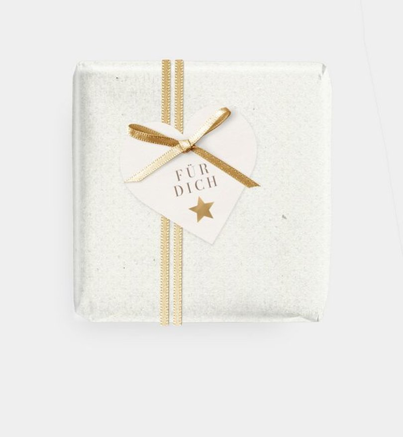 Geschenkanhänger Geschäftlich Golden Geometry