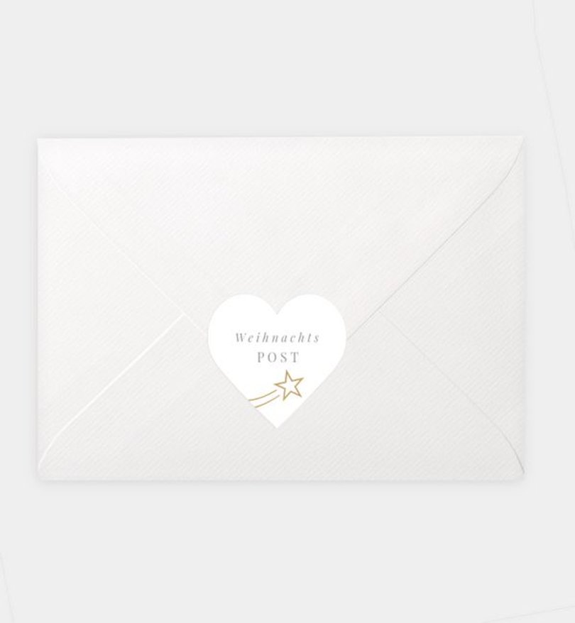 Siegelsticker Weihnachten Winterträume