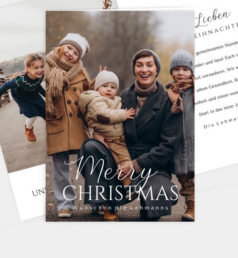 Weihnachtskarte Weihnachten/Privat Edel · UNICEF