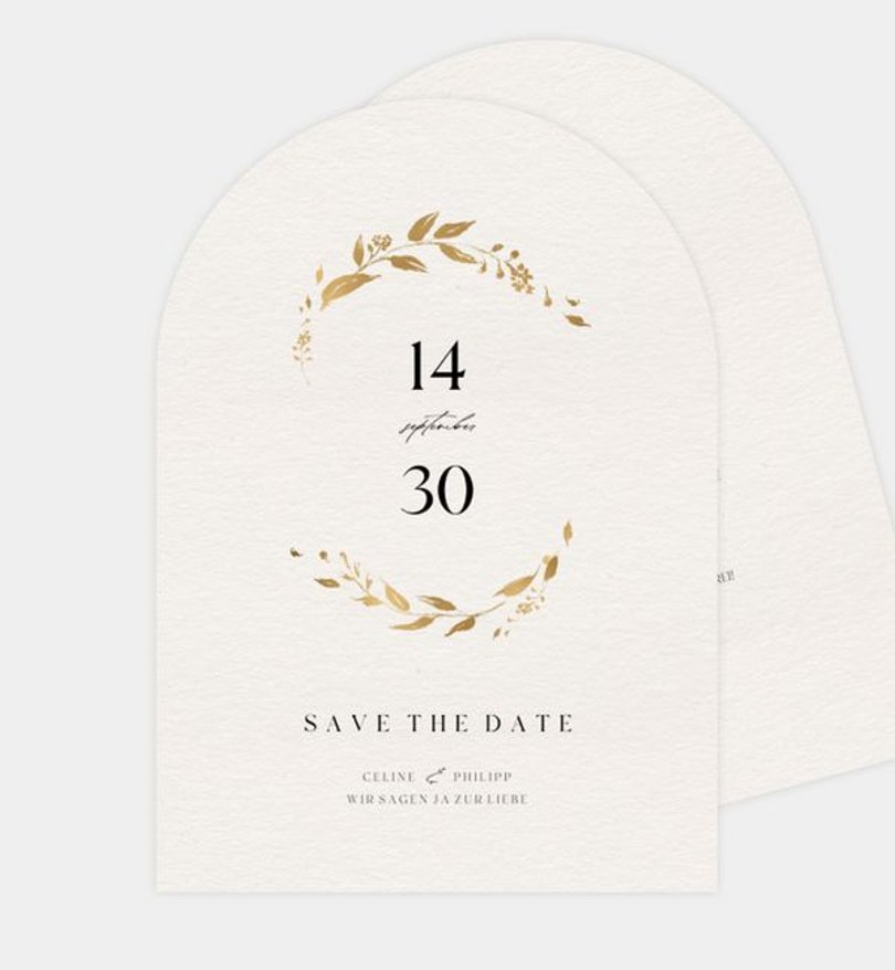 Save-The-Date Karte Hochzeit Origin of Love