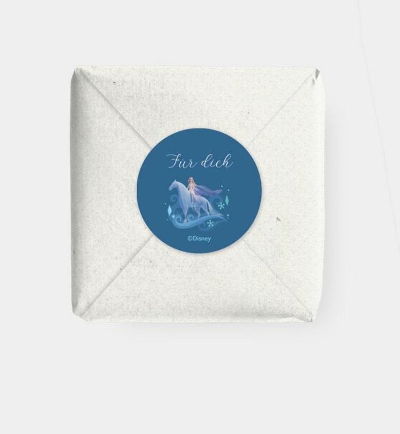 Geschenkaufkleber Kindergeburtstag Frozen · Icy Adventure