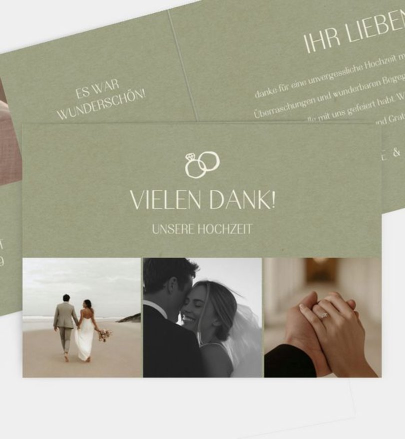 Dankeskarte Hochzeit Still Yes