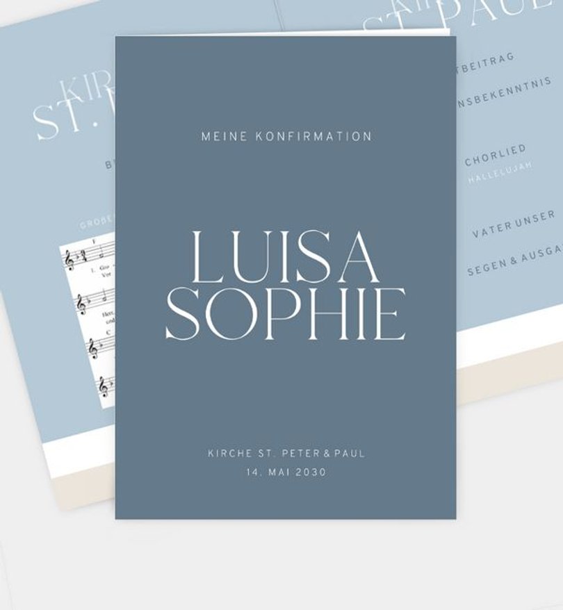 Kirchenheft Konfirmation Farbenspiel