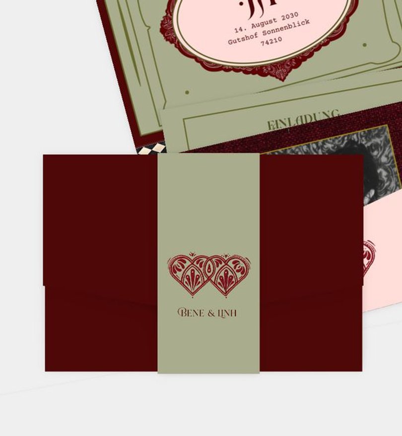 Einladungskarte Hochzeit Wonderland Wedding