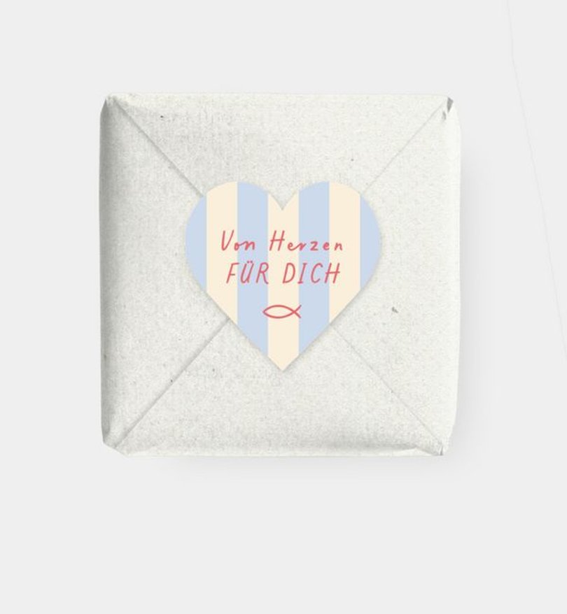 Geschenkaufkleber Konfirmation Linea