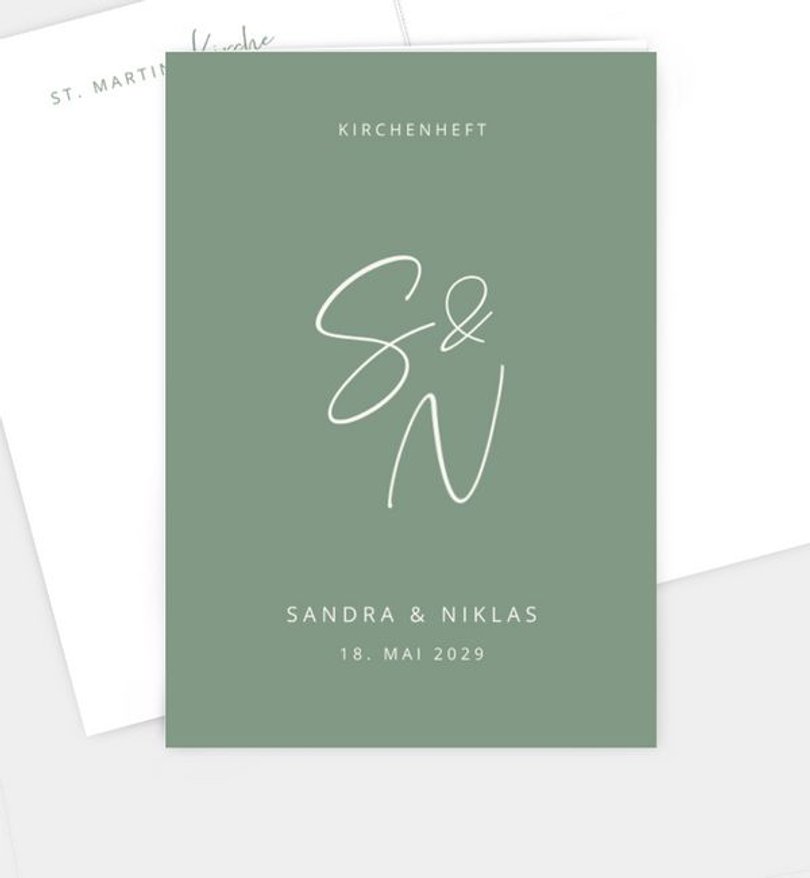 Kirchenheft Hochzeit Para Siempre