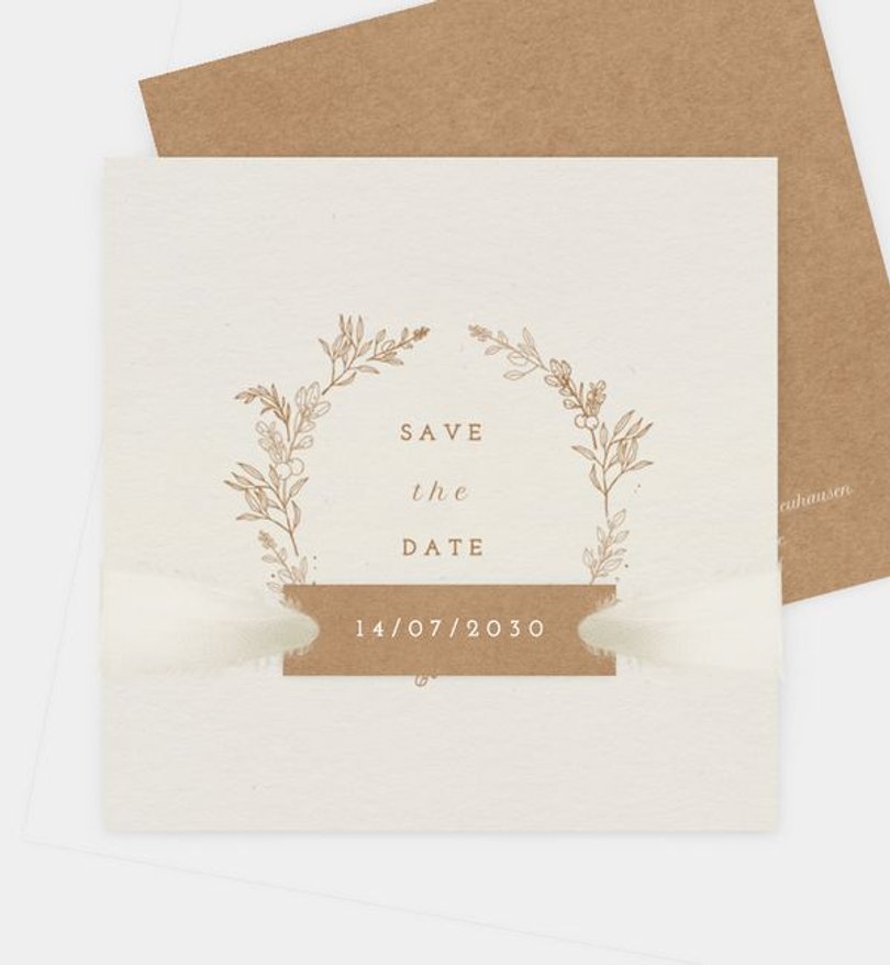 Save-The-Date Karte Hochzeit Forever in Love