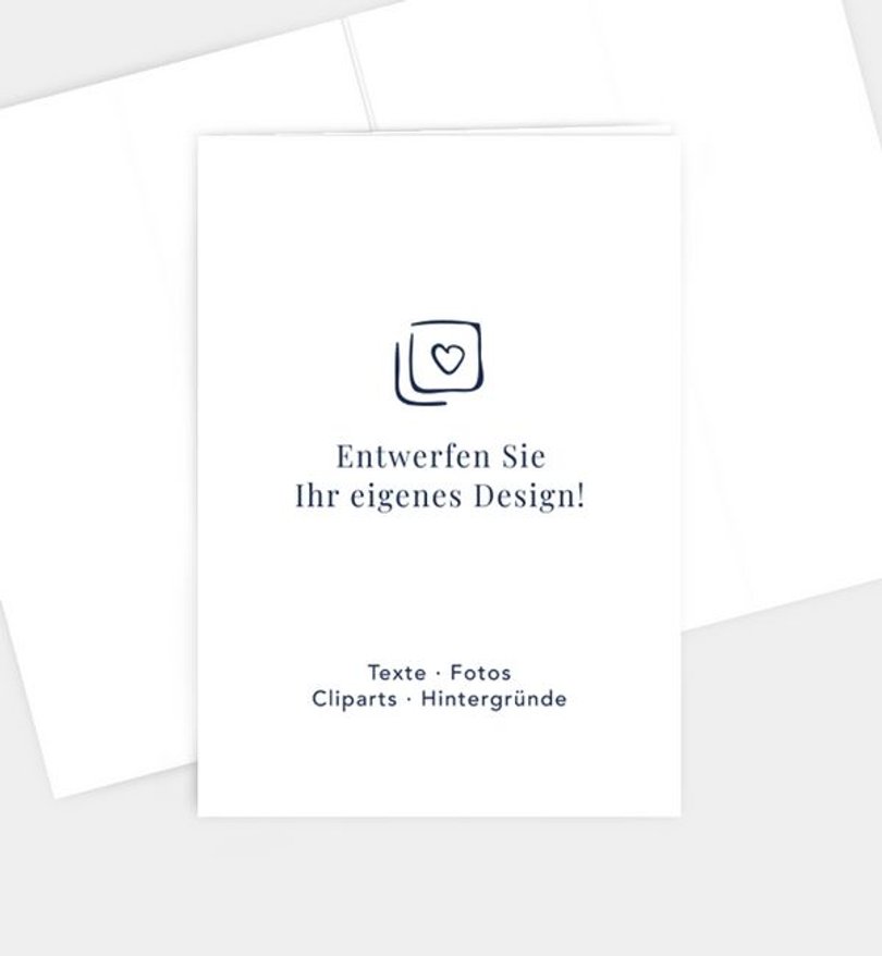 Dankeskarte Trauer Blanko Design · UNICEF