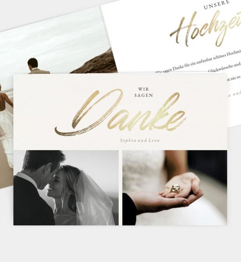 Dankeskarte Hochzeit Easy · UNICEF