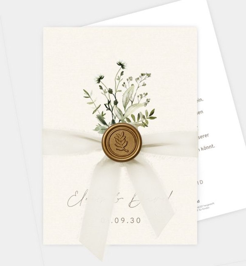 Einladungskarte Hochzeit Natural Bouquet · UNICEF