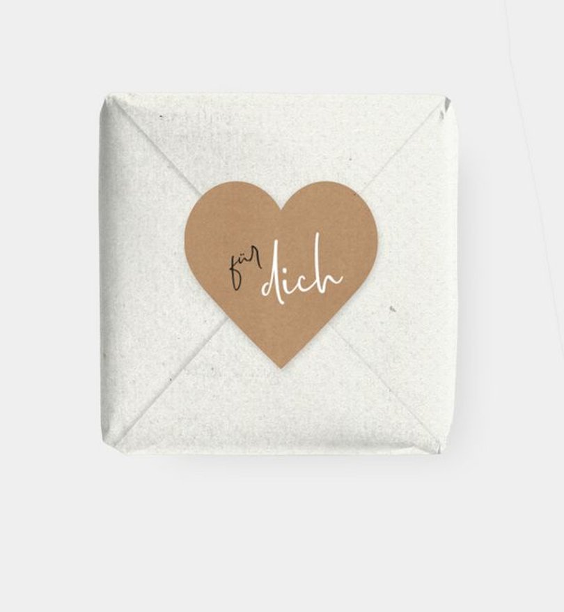 Geschenkaufkleber Einschulung Handmade