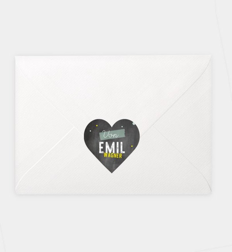 Siegelsticker Einschulung Meine neue Welt