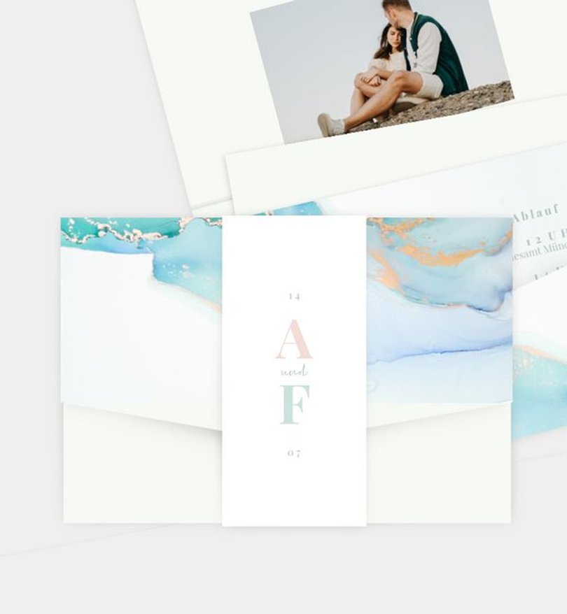 Einladungskarte Hochzeit Perfect Match