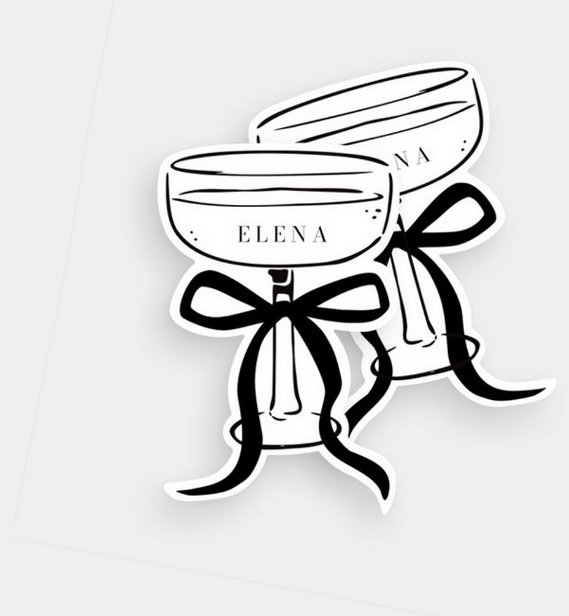 Tischkarte Hochzeit La Dolce Vita