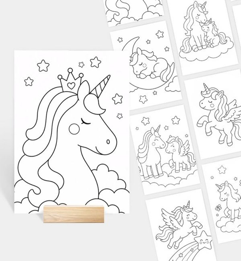 ausmalkartenset geburtstag/kindergeburtstag/ausmalkartenset/occasion ausmalkartenset