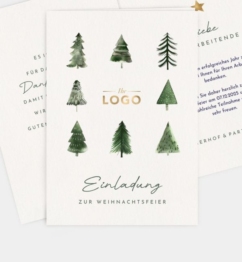 Weihnachtsfeier Weihnachtsfeier Warm Wintertrees