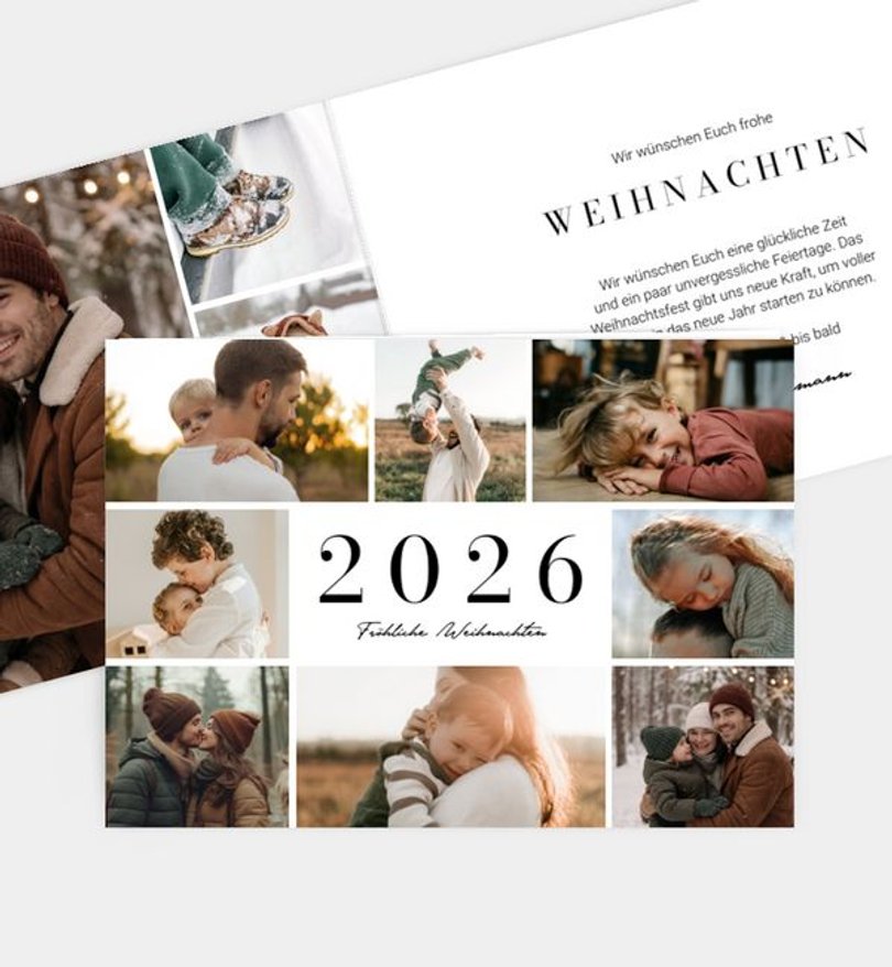Weihnachtskarte Weihnachten/Privat Collect Memories · UNICEF