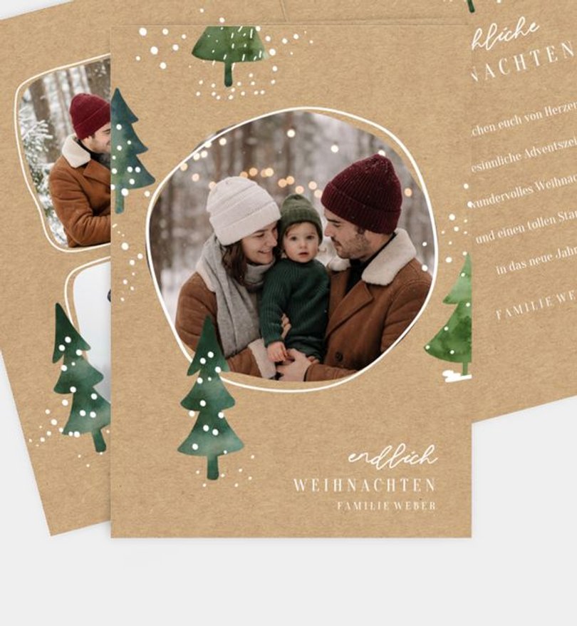 Weihnachtskarte Weihnachten/Privat Winter Potpourri · UNICEF