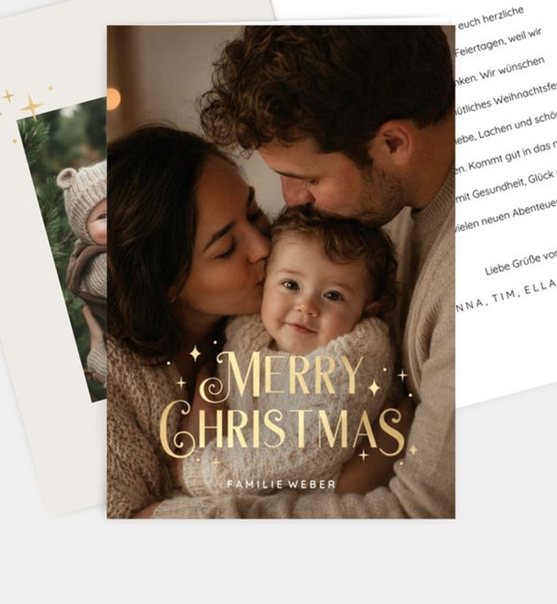 Weihnachtskarte Weihnachten/Privat Magic Christmas · UNICEF