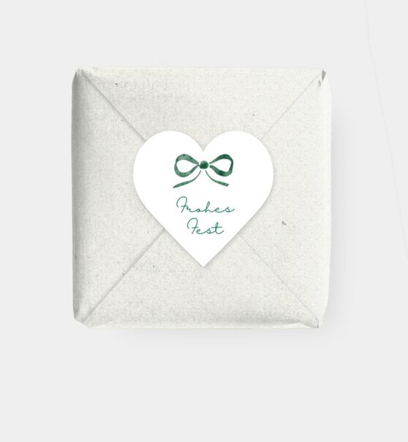 Geschenkaufkleber Weihnachten Baumschmuck