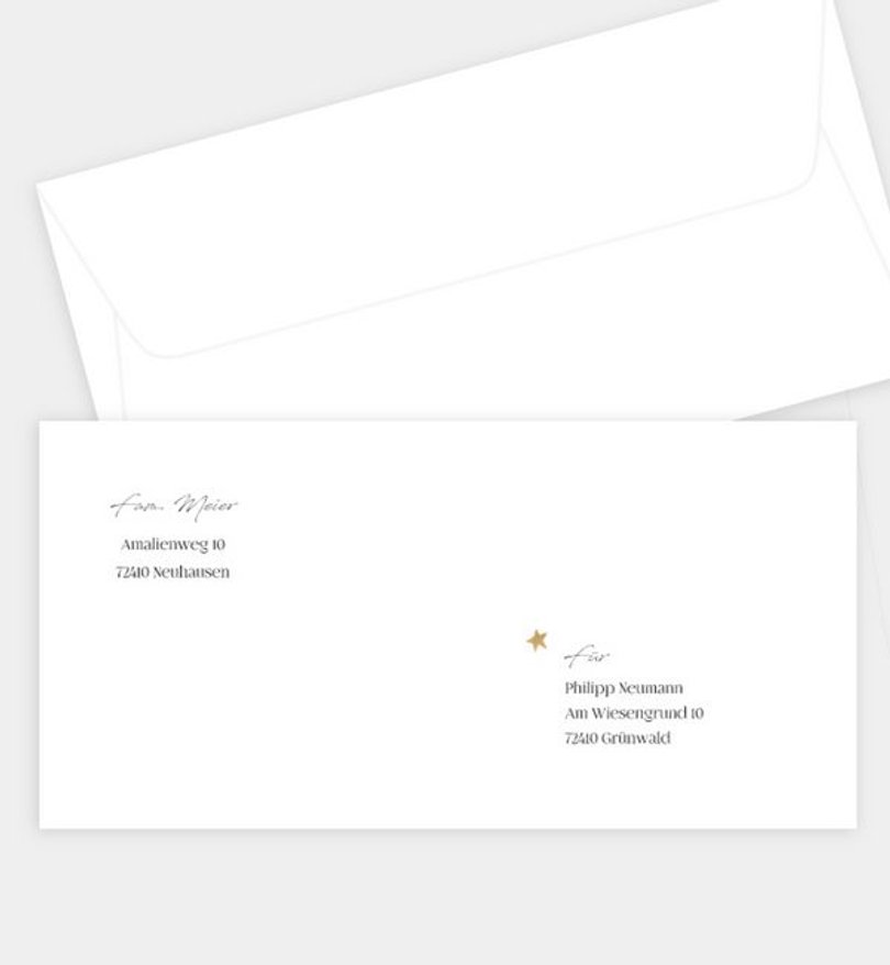 Briefumschlag Weihnachten Gift Wrap