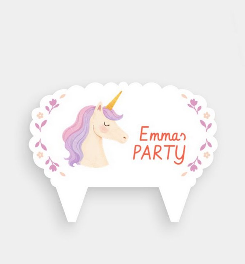Caketopper Kindergeburtstag Magic Unicorn