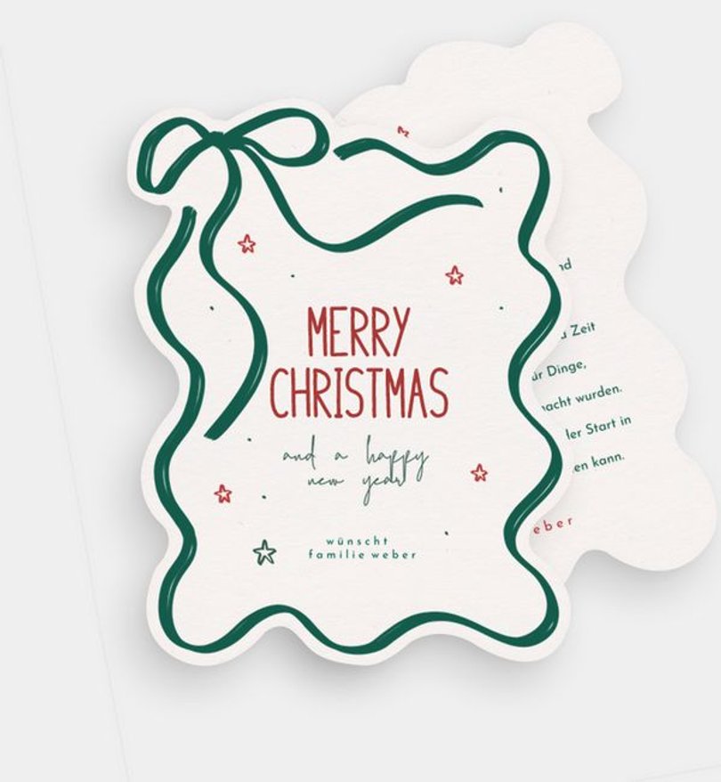 Weihnachtskarte Weihnachten/Privat Handmade Christmas