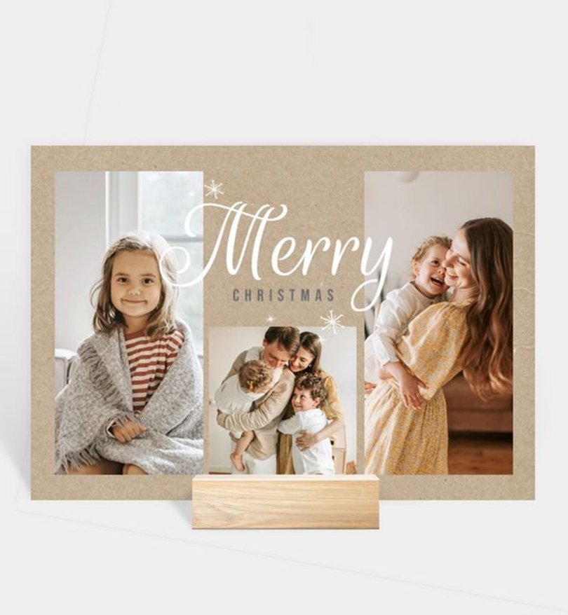 Fotoaufsteller Weihnachten Crafty and Stars