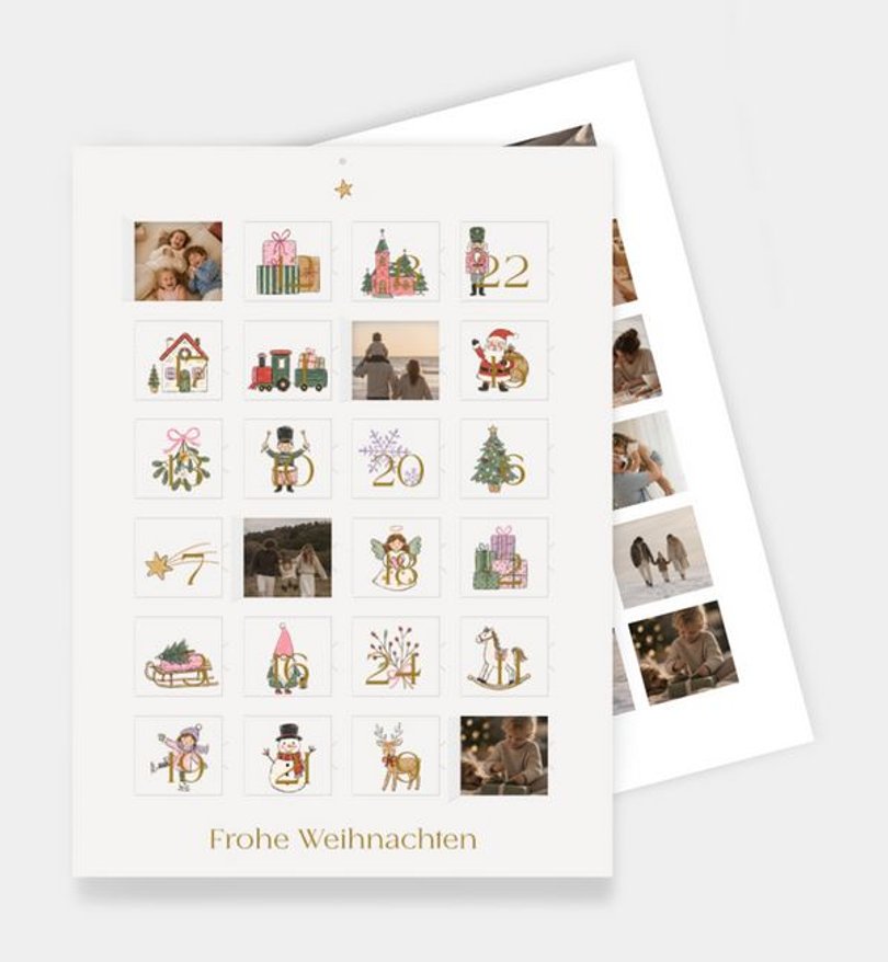 Foto-Adventskalender Weihnachten Christmas Moments