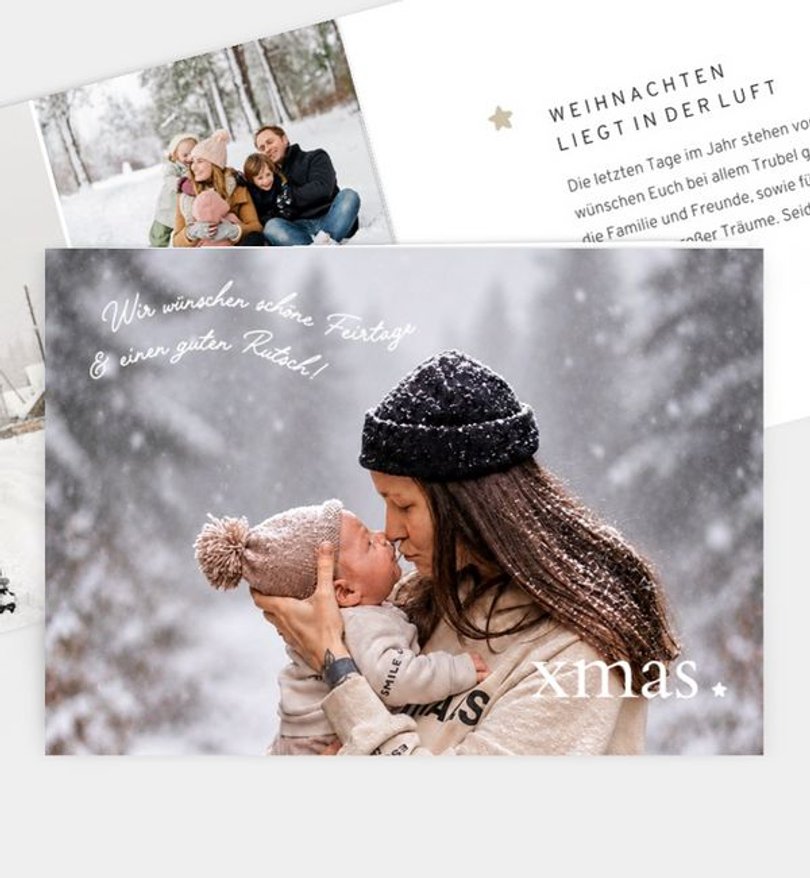 Weihnachtskarte Weihnachten/Privat Christmas Flow