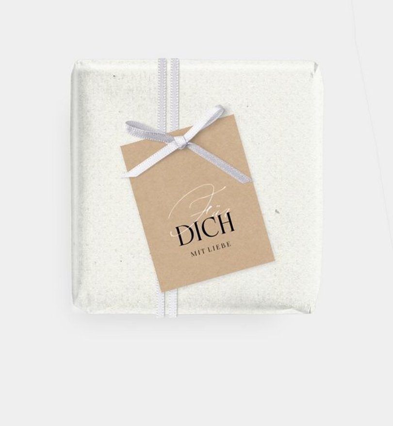 Geschenkanhänger Taufe Dynamic elegance