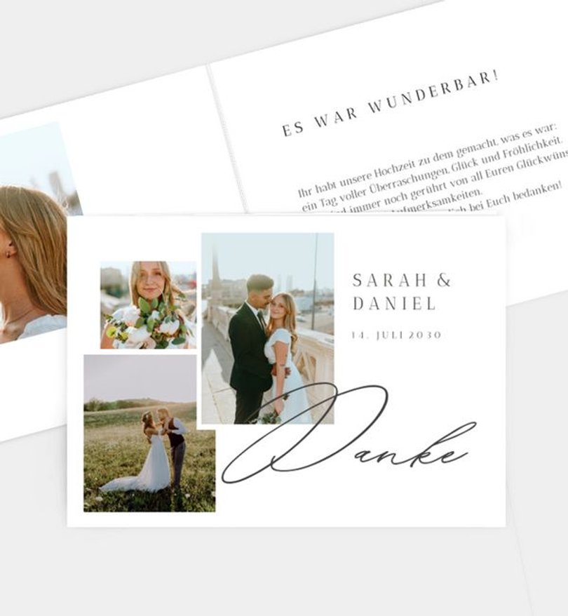 Dankeskarte Hochzeit Say Yes