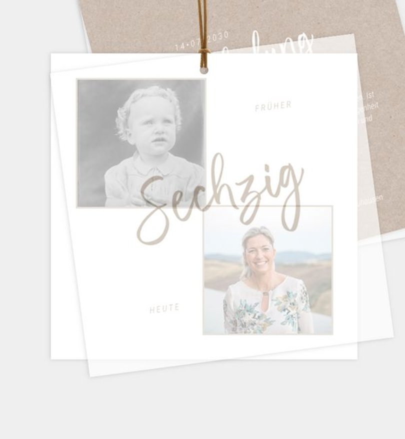 Einladungskarte Geburtstag Welcome · Crafty