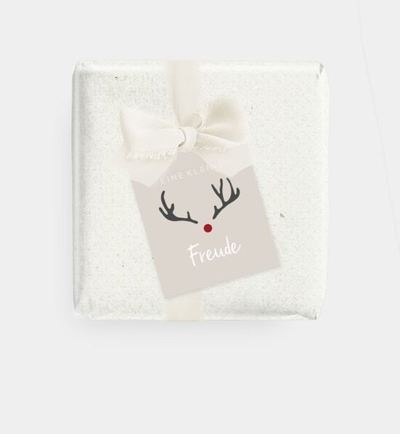 Geschenkanhänger Geschäftlich Rudolf