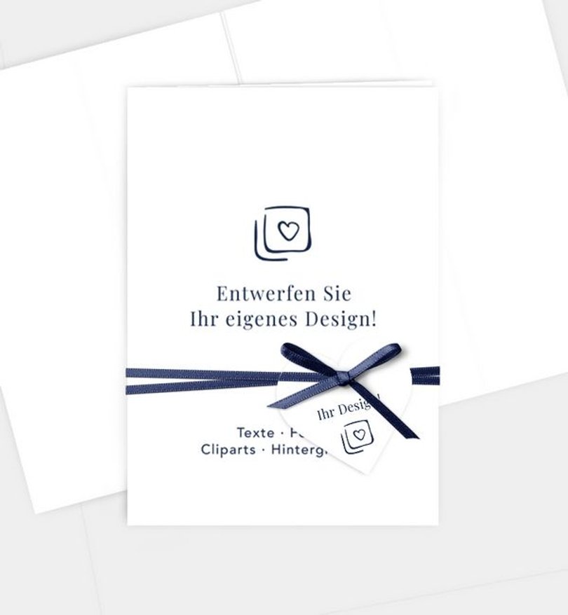 Einladungskarte Firmung Blanko Design
