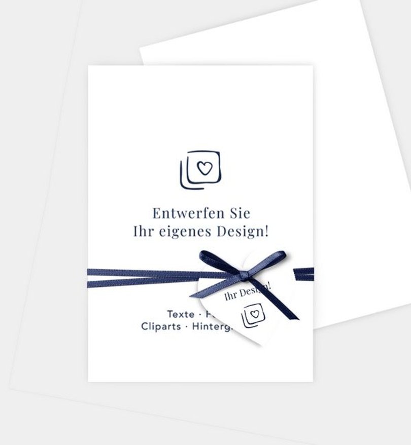 Dankeskarte Firmung Blanko Design
