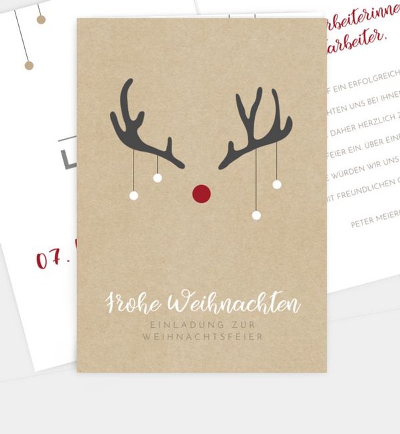Weihnachtsfeier Weihnachtsfeier Rudolf