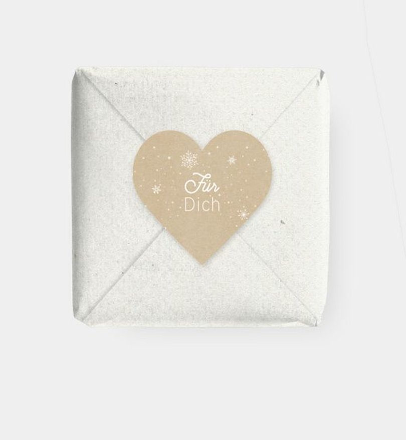 Geschenkaufkleber Geschäftlich Silent Night · Crafty