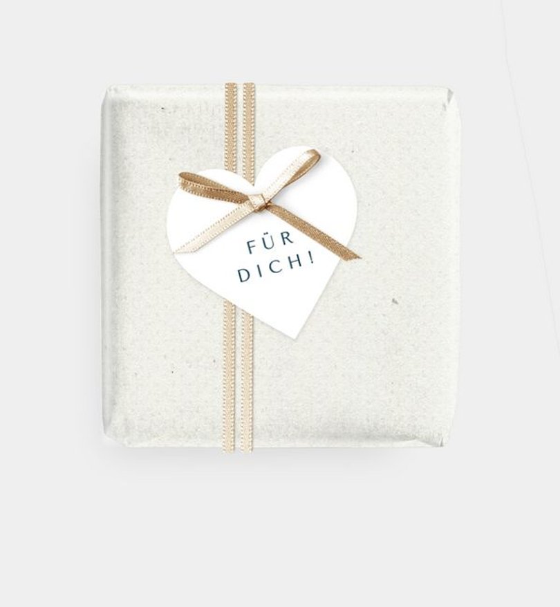Geschenkanhänger Weihnachten Eleganter Gruß