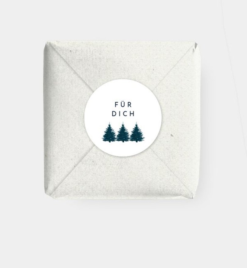 Geschenkaufkleber Geschäftlich Heilige Nacht