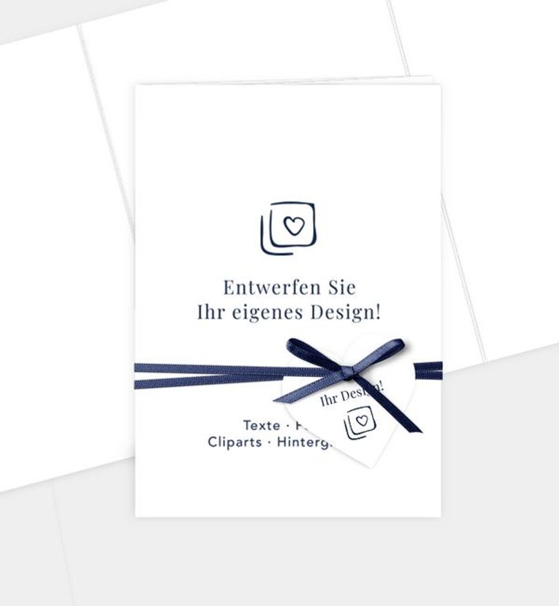 Einladungskarte Muttertag Blanko Design