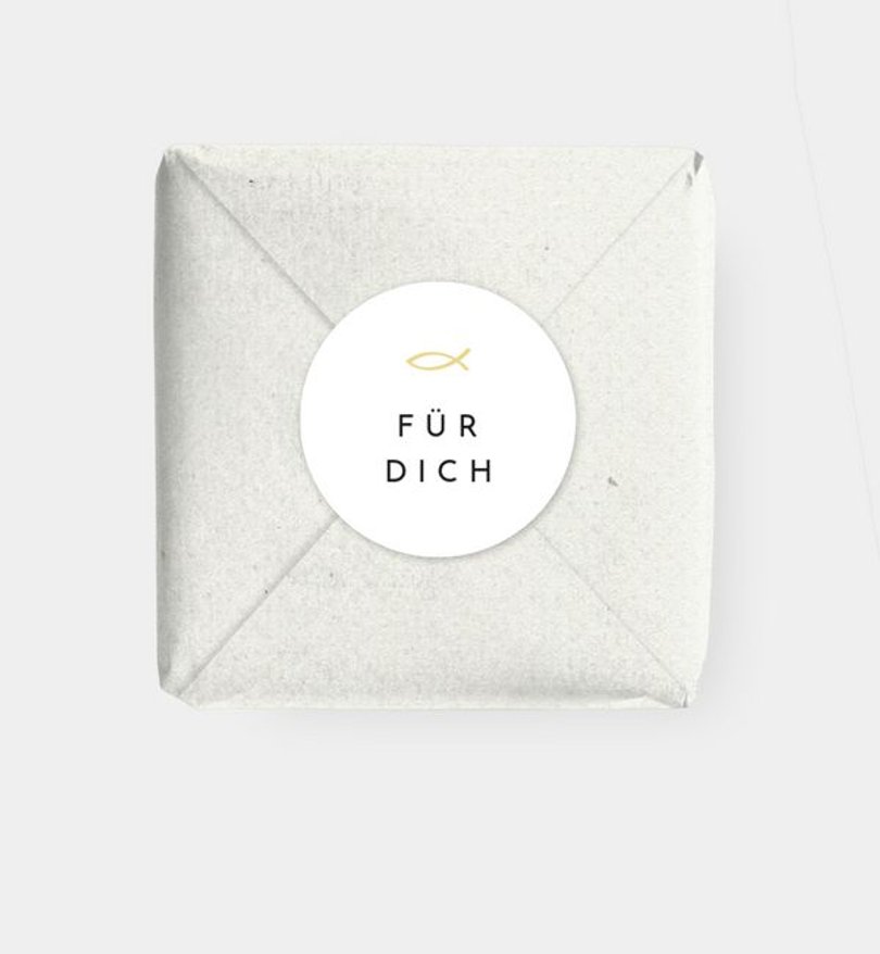 Geschenkaufkleber Taufe Classic Moment