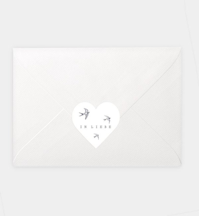 Siegelsticker Trauer Swallow