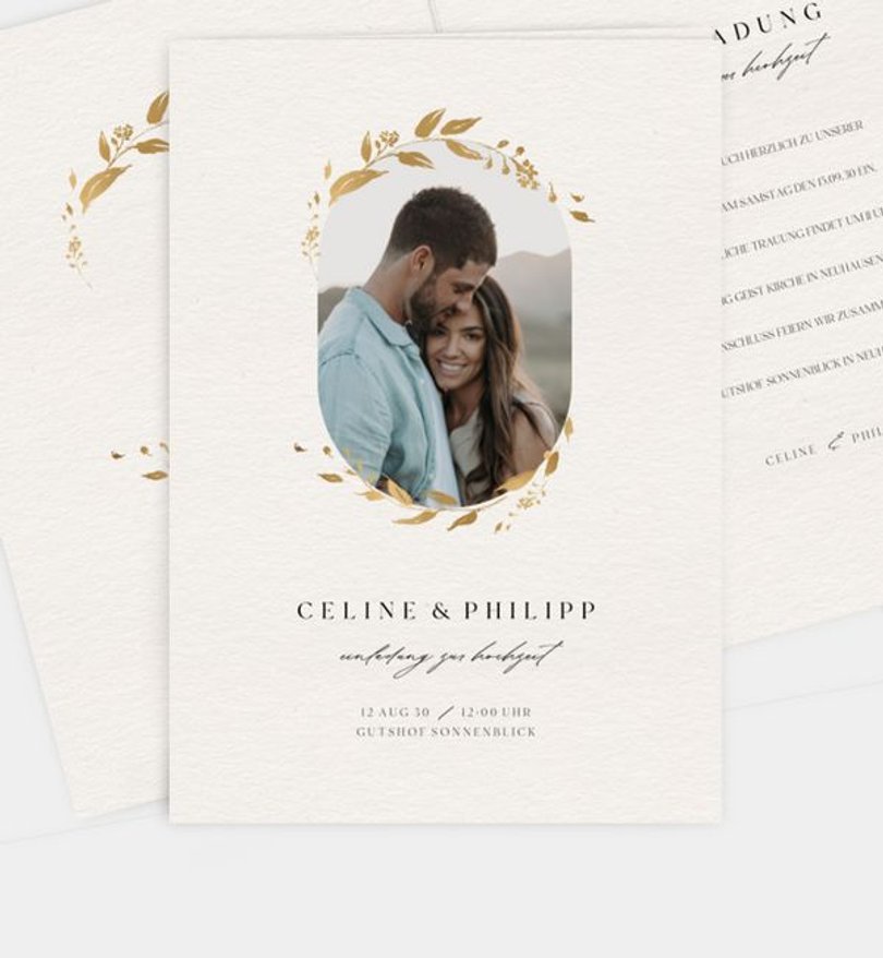 Einladungskarte Hochzeit Origin of Love