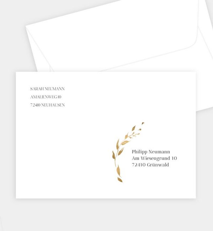 Briefumschlag Hochzeit Origin of Love