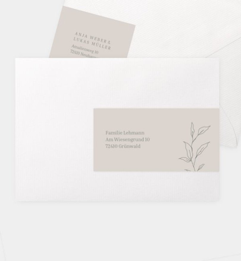 Adressaufkleber Hochzeit Perfect Day