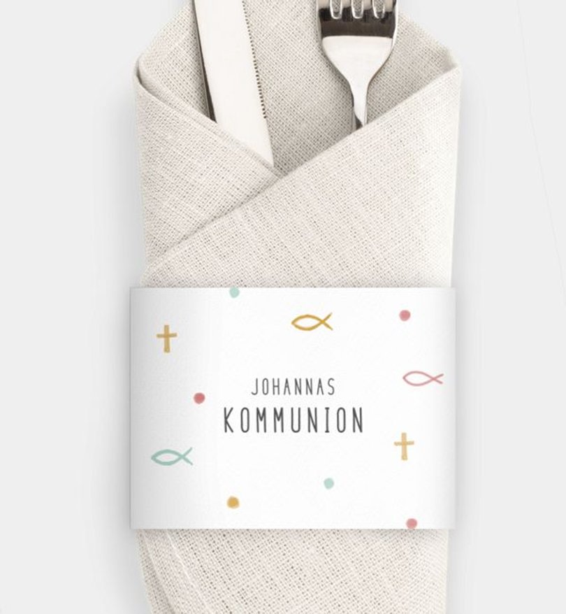 Besteck Servietten-Zubehör Kommunion Holy Elements