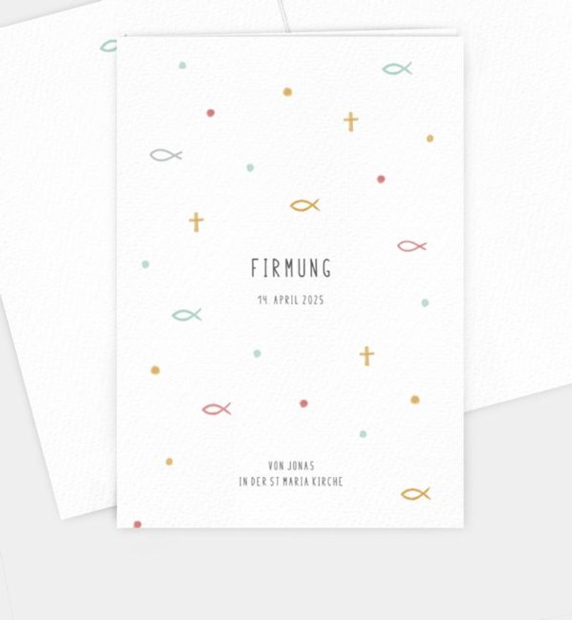 Kirchenheft Firmung Holy Elements
