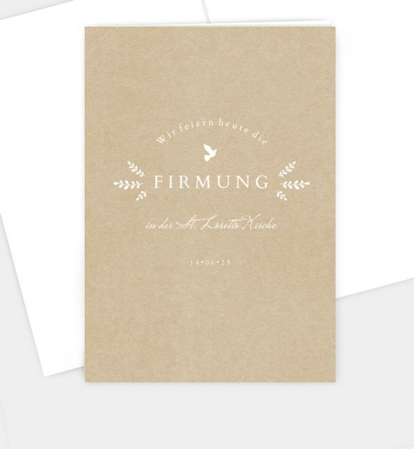 Kirchenheft Firmung Gottes Segen · Crafty