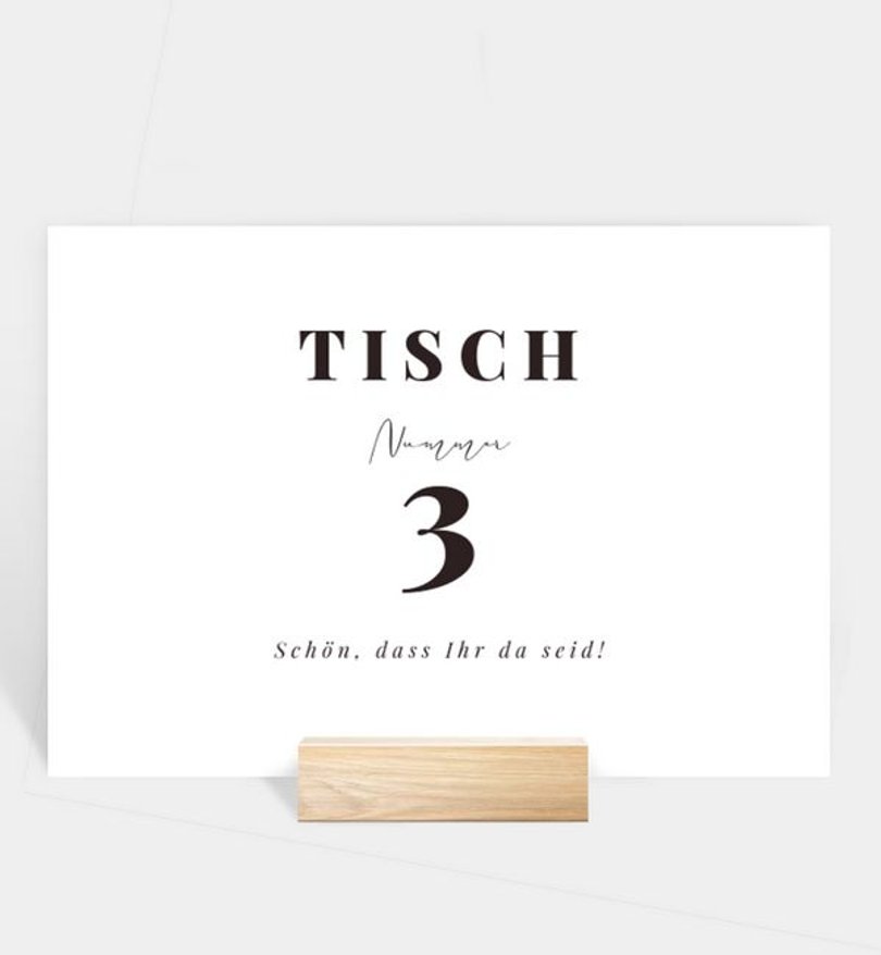 Tischnummer Goldene Hochzeit Memory